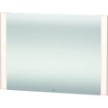 Duravit Light & Mirror Mirror, 39 3/8 X1 3/8 X27 1/2  White Matt, Light Fields, Square, Switch & External LM7867000006000